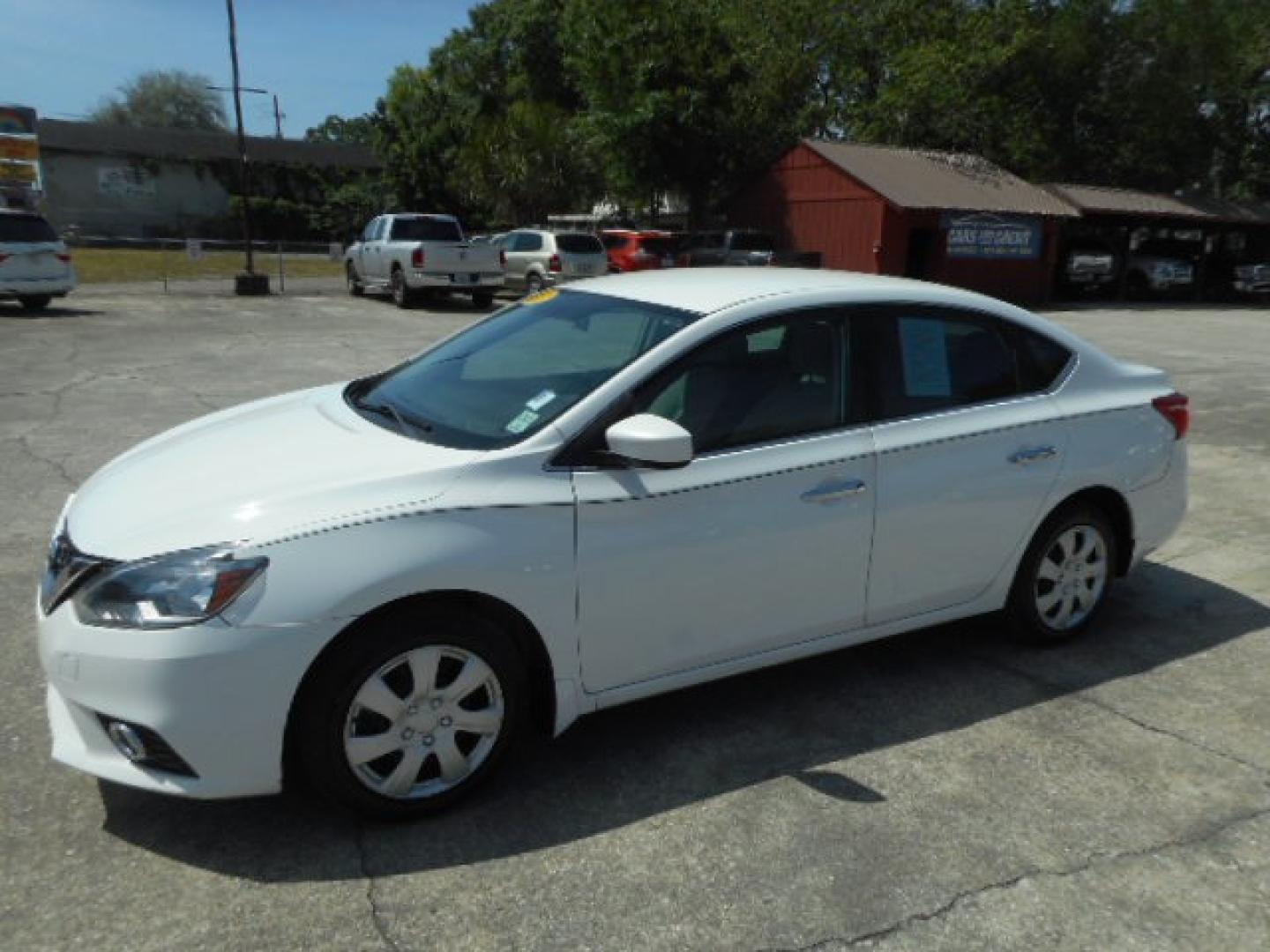 2017 WHITE NISSAN SENTRA SR; S; SL; SV (3N1AB7AP0HY) , located at 10405 Abercorn Street, Savannah, GA, 31419, (912) 921-8965, 31.988262, -81.131760 - Photo#1